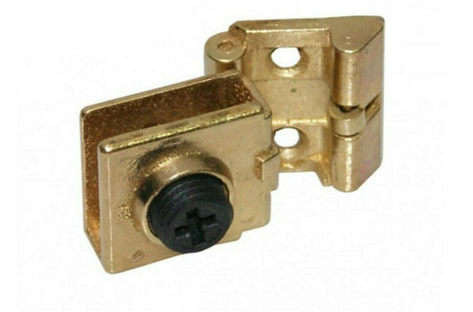 COPPIA CERNIERA PER VETRI A MORSETTO VETRO MAX mm.6 COPPIA DX/SX X ANTA INTERNA