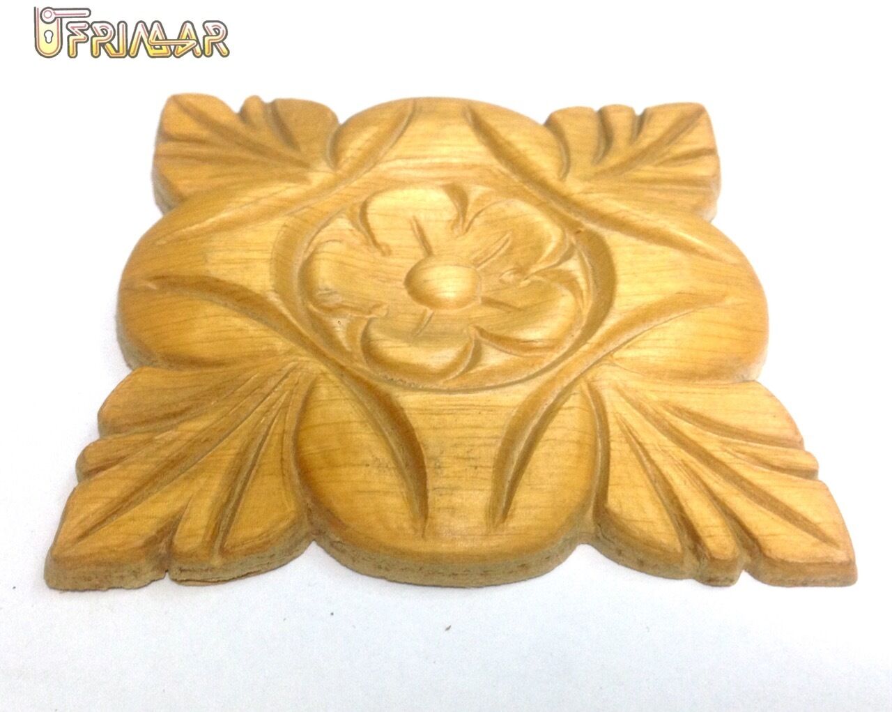 FREGIO IN LEGNO PER PORTE E MOBILI MISURA mm.97x97 INTAGLIATO