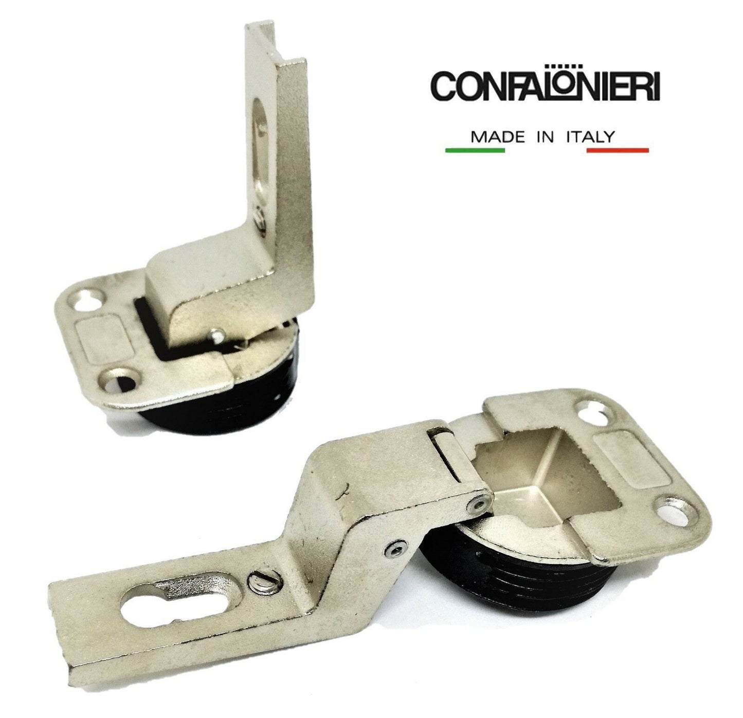 CERNIERA CONFALONIERI UCG 1120 PER ANTA LEGNO BATTUTA INTERNA FORO 35 Ap.92°