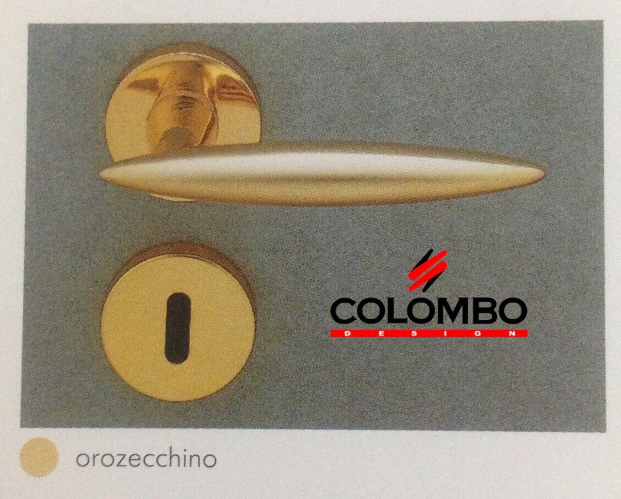 MANIGLIA PER PORTA COLOMBO DESIGN PEGASO AM11R ORO ZECCHINO design A. MEDA
