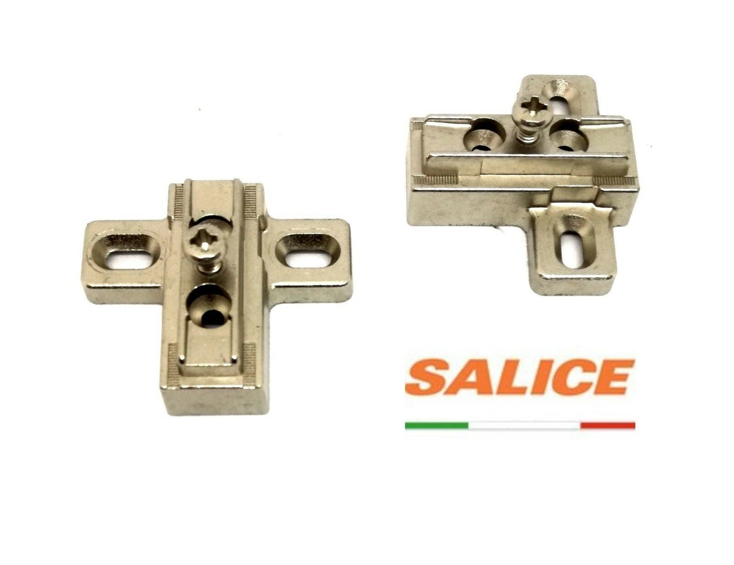 BASE PER CERNIERA SALICE B2S3B69 H. mm.6 TIPO A CROCE ASIMMETRICA
