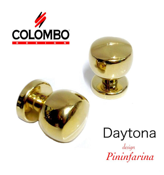 POMOLO PER PORTA COLOMBO DAYTONA PF15 FISSO OTTONE LUCIDO HPS design PININFARINA
