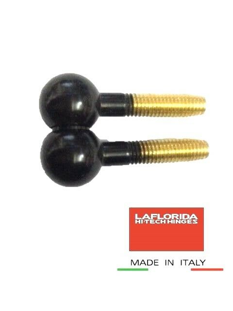 CERNIERA ANUBA PER PORTA IN LEGNO A SFERA TONDA D.20 - vari colori ol cf nero bi