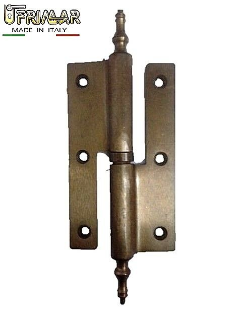 CERNIERA POMELLA IN OTTONE 120x70 BAROCCO PER PORTE IN LEGNO DX/SX BRONZO