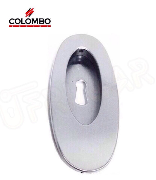MANIGLIA INCASSO PER PORTE SCORREVOLI COLOMBO CB111CF CROMO SAT. CON FORO CHIAVE
