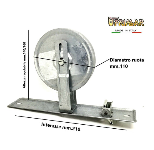 AVVOLGITORE PER TAPPARELLE RUOTA A MOLLA AVVOLGIBILI INT. mm.215 MOLLA MT.12