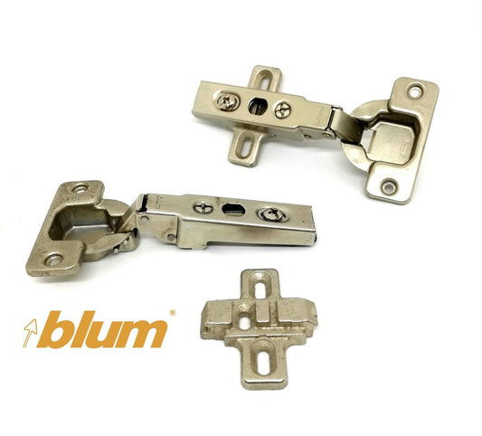 CERNIERA BLUM CLIP PER ANTA LEGNO A BATTUTA FORO 35 A SCATTO CON BASE 90.255