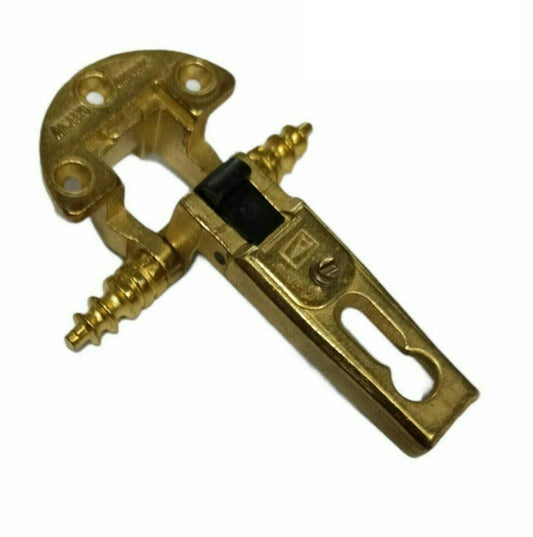 CERNIERA ANSELMI 255 PER ANTE CON BATTUTA FORO mm.27x13 ORO GAMBO H.68