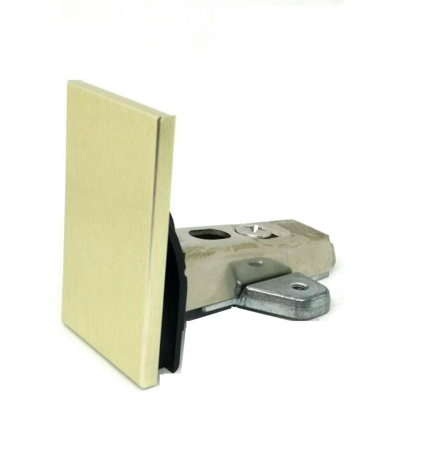 CERNIERA PER VETRO A SORMONTO BATTUTA ESTERNA ORO FORO D.28x20 PER ANTE IN VETRO