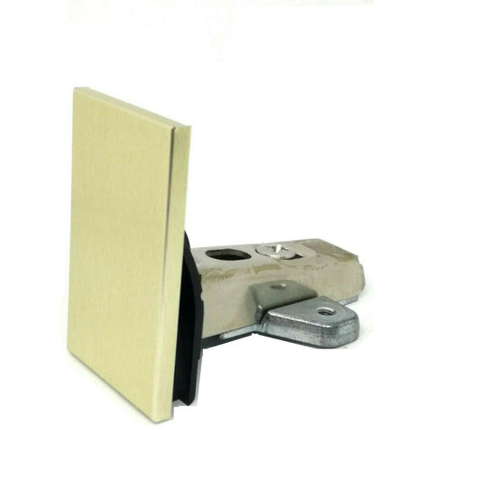 CERNIERA PER VETRO A SORMONTO BATTUTA ESTERNA ORO FORO D.28x20 PER ANTE IN VETRO