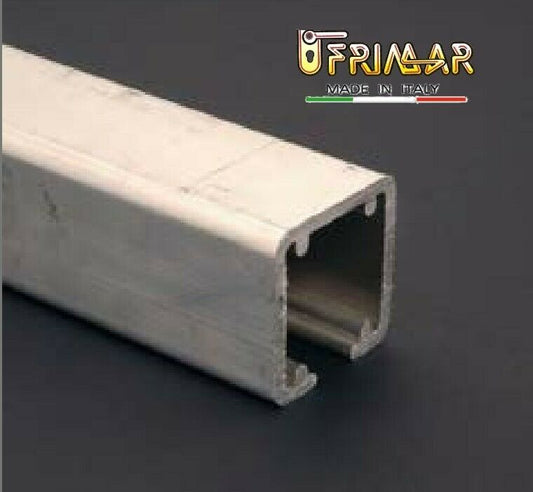 BINARIO PETTITI PORTATA KG.600 PER CARRELLO 4 RUOTE NYLON 4S600 AL METRO MS600