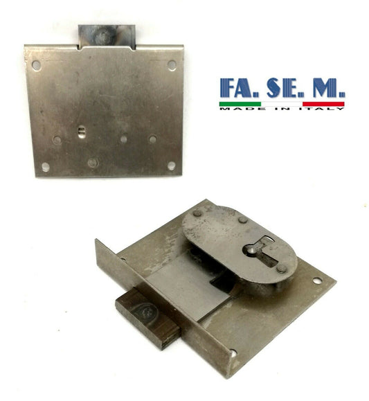 SERRATURA PER MOBILI ANTICHI Entrata mm.40 CASSA INCASSO 19 FASEM SINISTRA