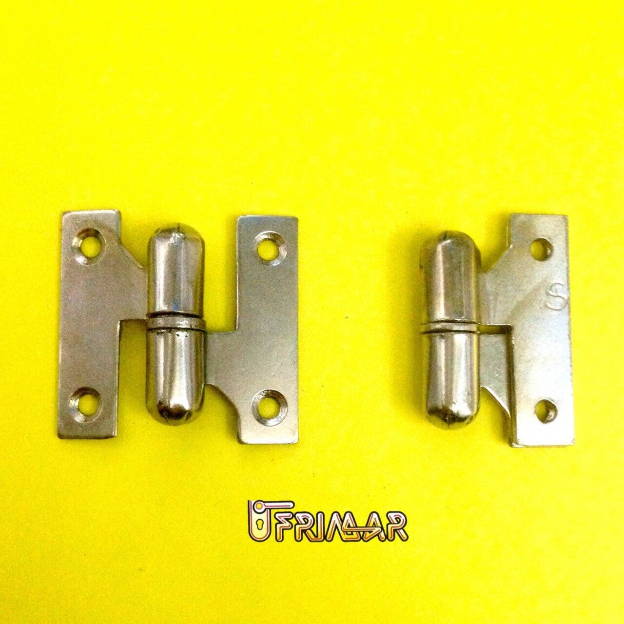 Cerniera poumella oliva mignon mm.40x38 nichelata per antine e mobili Poumella