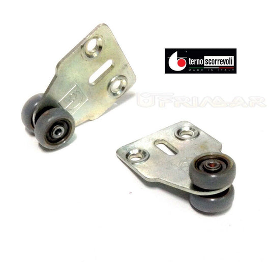 Scorrevole per ante sovrapposte Terno art. 754 portata pattino Kg.20 per antina