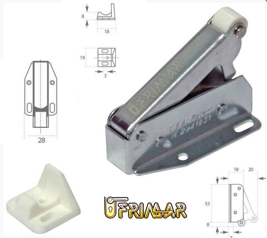 CHIUSURA A SCATTO PER MOBILI QUICK 180 FZ SPINGI APRI BLOCCA ANTINE 1166035