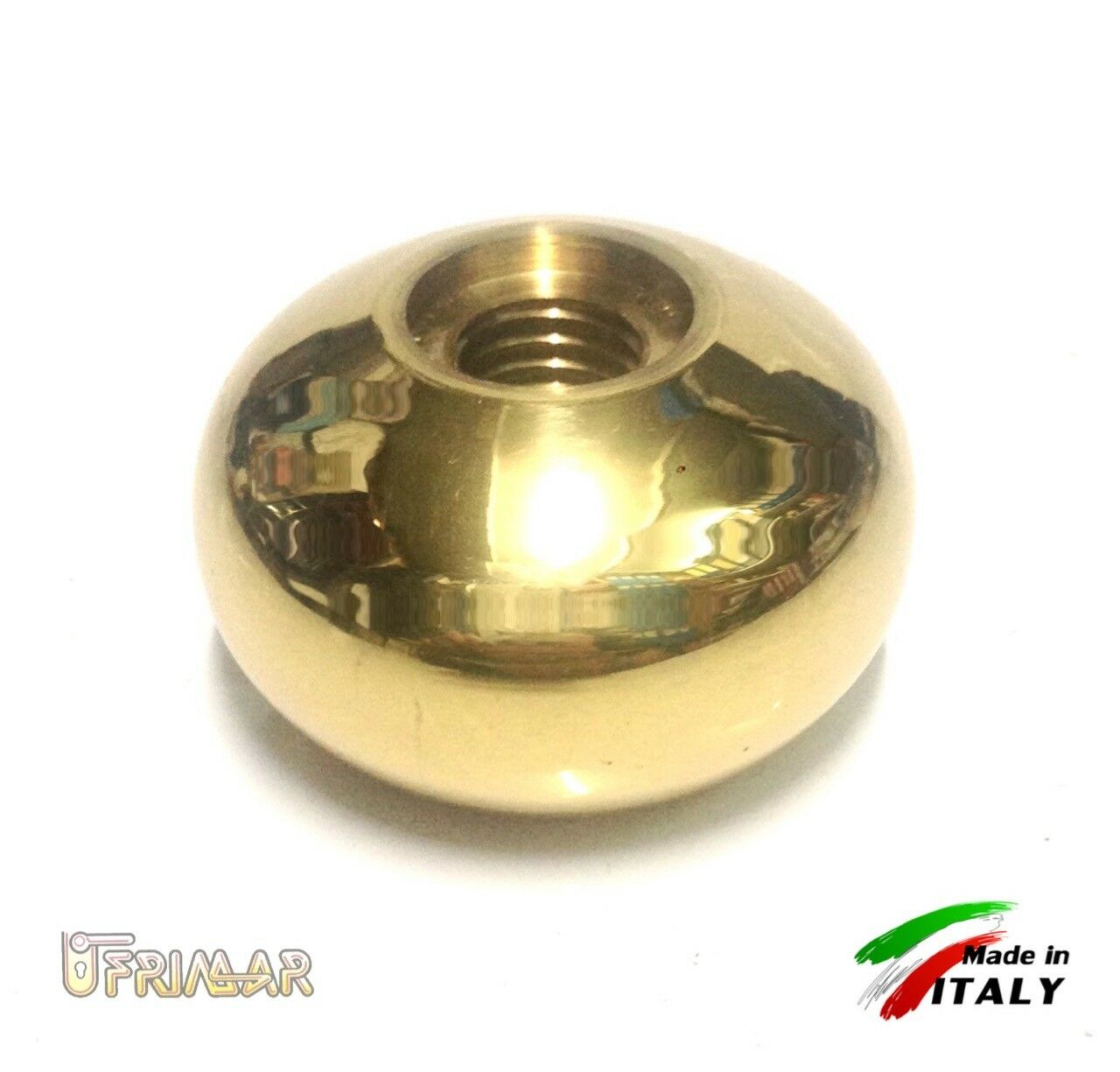 BORCHIA DISTANZIALE D.mm.44x28 IN OTTONE PER INFERIATE CANCELLI RINGHIERE SCALE