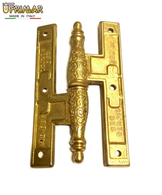 CERNIERA POMELLA IN OTTONE 120x75 PER PORTE IN LEGNO DX/SX - POMELLES B/DRITTO