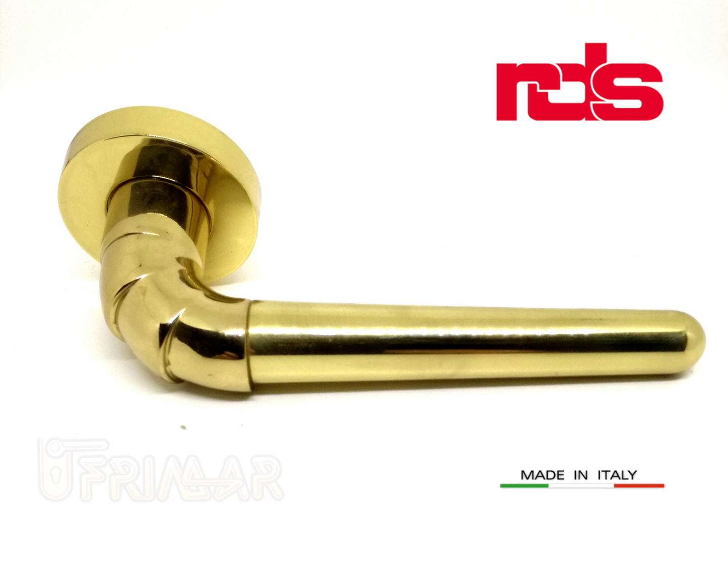 Maniglia RDS RHINO art. 0411 Oro lucido maniglie per porte RDS porte interne