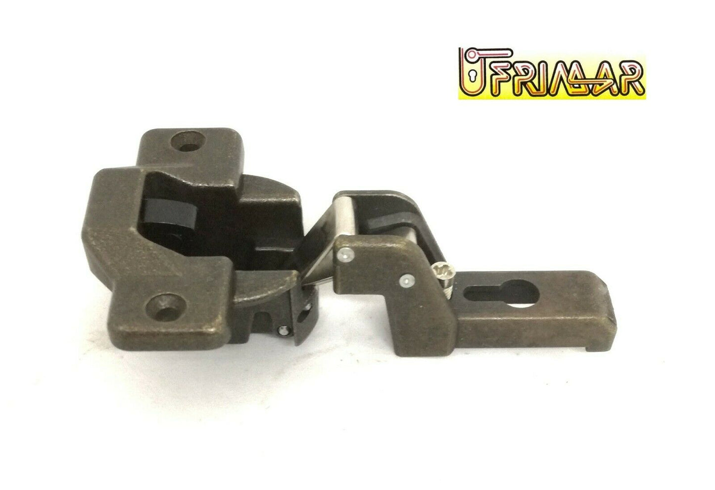 CERNIERA MEPLA PER ANTE CON BATTUTA 651.210.66 FORO mm.35 + BASE 65121066 BRONZ
