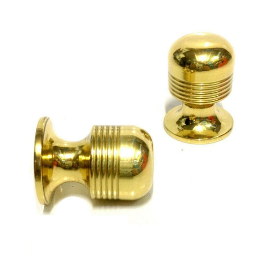 POMELLO PER MOBILI CASSETTI E ANTE IN OTTONE LUCIDO D.mm.22 MANDELLI ART.2001A