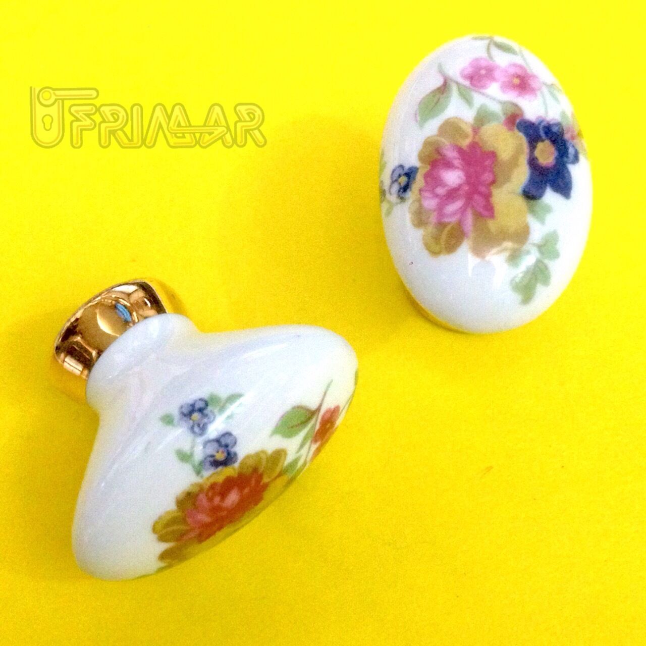 POMOLO CERAMICA PORCELLANA mm.32x20 DECORATO PER ANTA CUCINA BAGNO Made in Italy