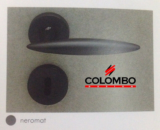 MANIGLIA PER PORTA COLOMBO DESIGN PEGASO AM11R NEROMAT design ALBERTO MEDA