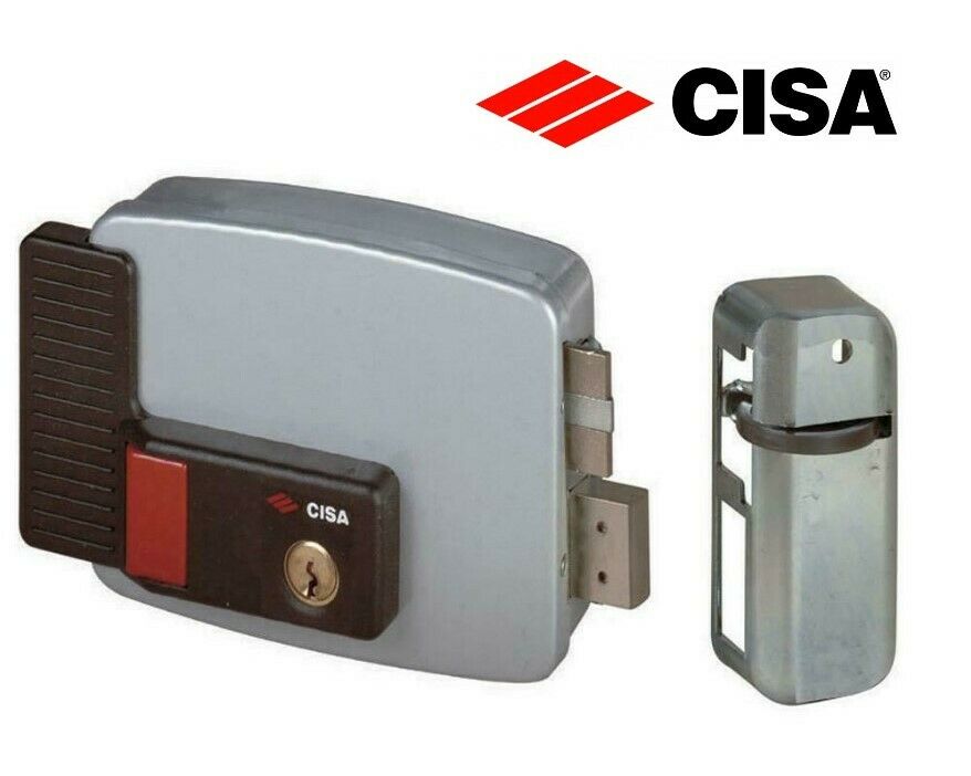 SERRATURA ELETTRICA CISA 11670 E.mm.50 DX PULSANTE INTERNO CILINDRO + MANDATE