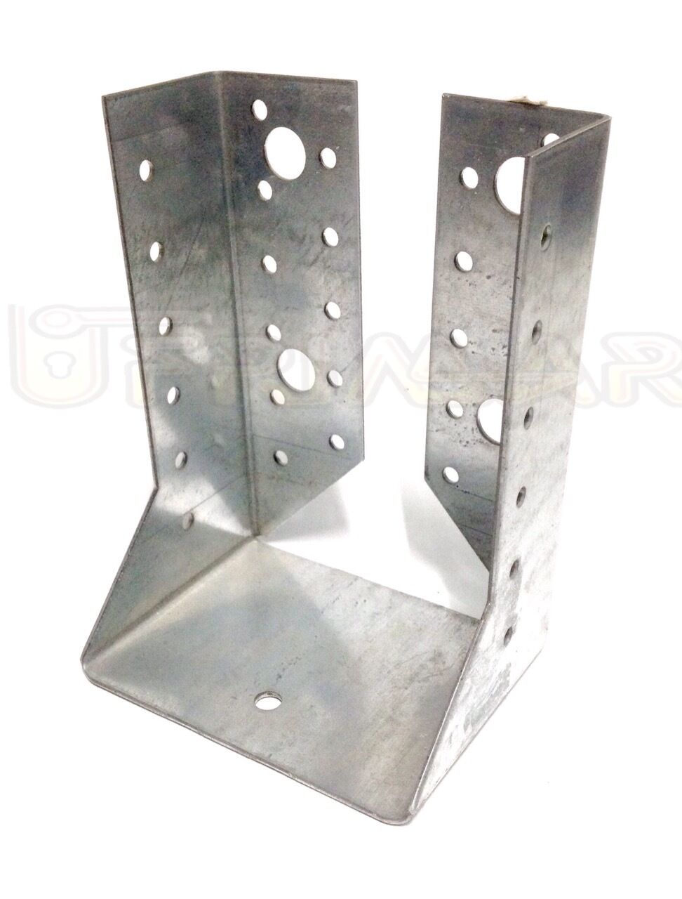 STAFFA SCARPA ANCORAGGIO PER TRAVI IN LEGNO 100x140 SUPPORTO CON ALETTE INTERNE