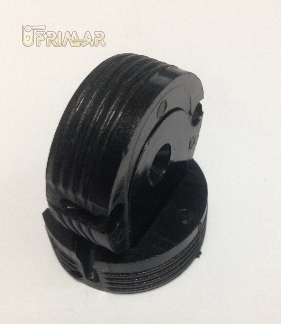 CERNIERA INCASSO PER ANTE A RIBALTA D.mm.35x13 PLASTICA NERA / PANNA