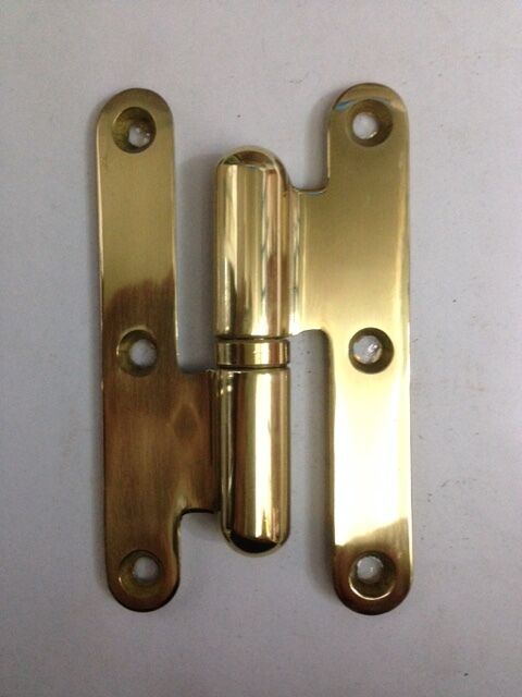 CERNIERA POMELLA IN OTTONE 100X60 PER PORTE IN LEGNO DX/SX - OTTONE LUCIDO