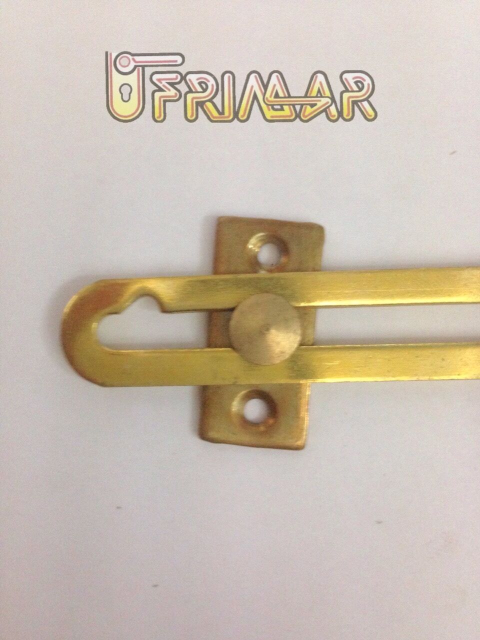 ASTA GUIDA SOPRLAUCE COPPIA VASISTAS DA mm.140 IN OTTONE CON PIOLO DI BLOCCAGGIO