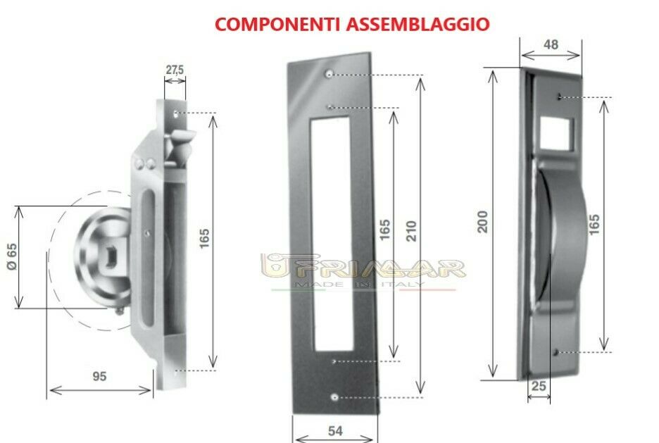 AVVOLGITORE PER TAPPARELLE SEMINCASSO Metri 6 Int.mm.210 COMPATIBILE TIPO SECCO
