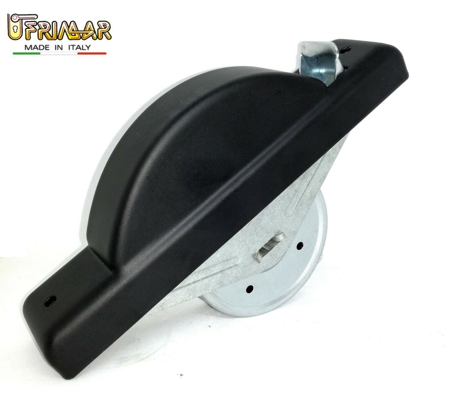 AVVOLGITORE PER TAPPARELLE SEMINCASSO int. mm.165 MT.8 PLACCA NERA METALLO