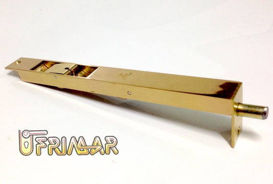 CATENACCIO CHIUSURA BATTENTE A LEVA INCASSO IN OTTONE MASSICCIO DA CM.25/40/60