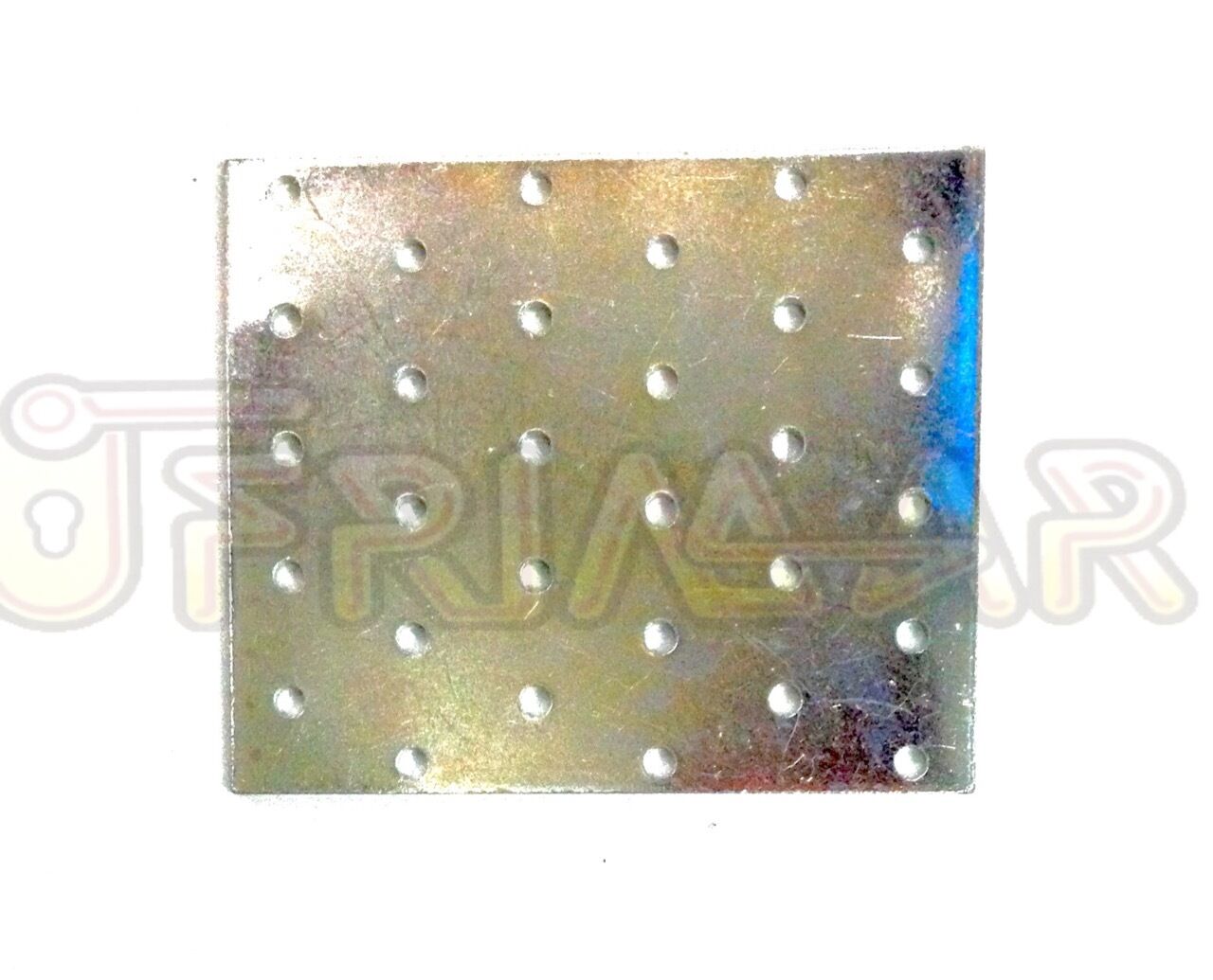 PIASTRA IN METALLO RETTANGOLARE DRITTA mm.120x100 PER TRAVI E COPERTURE IN LEGNO
