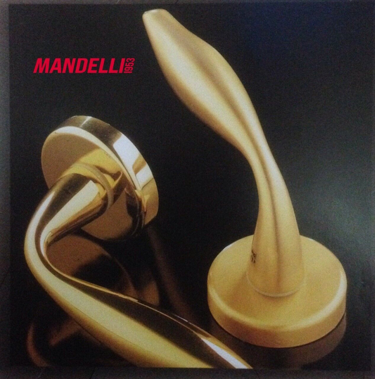MANIGLIA PER PORTA MANDELLI KU' 911 ORO design Takahide Sano PER PORTE INTERNE