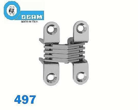 CERNIERA INVISIBILE A SCOMPARSA CEAM 497 mm.39x12 NICHELATO PER MOBILI IN LEGNO