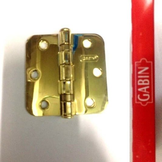 CERNIERA PER PORTE IN LEGNO CON CUSCINETTI 3x3" mm.76x76 FERRO OTTONATO GABIN