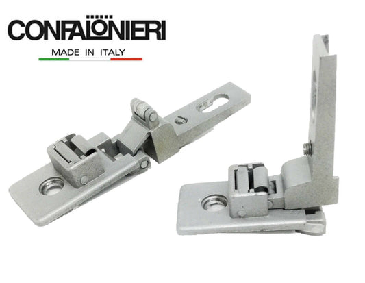 CERNIERA PER VETRO CONFALONIERI CF01024 BATTUTA INTERNA COPERTURE VARI COLORI