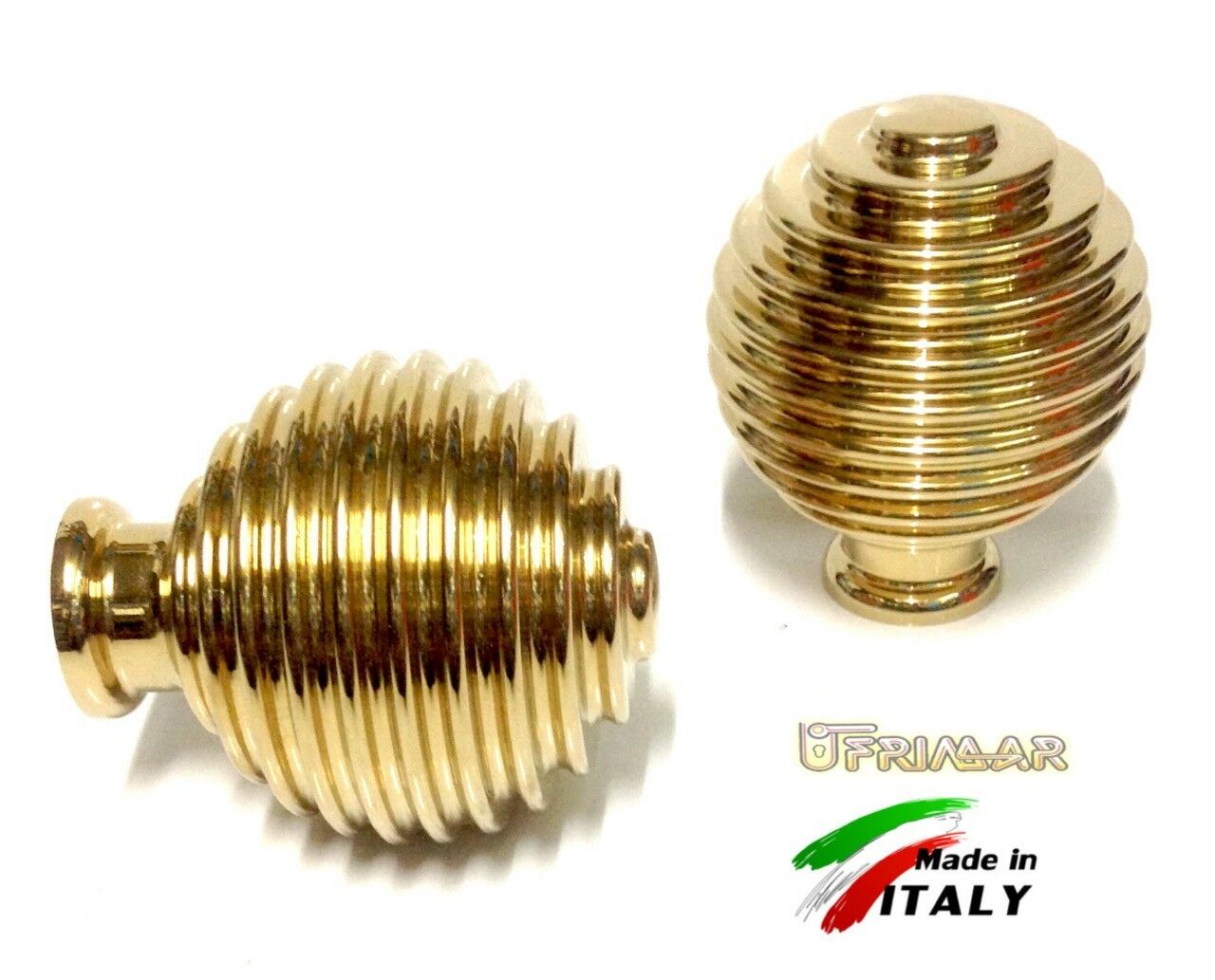 POMOLO POMOLI PER PORTA OTTONE PVD D.mm.75 FISSO FIL.6MA OMP PORRO ART.10775