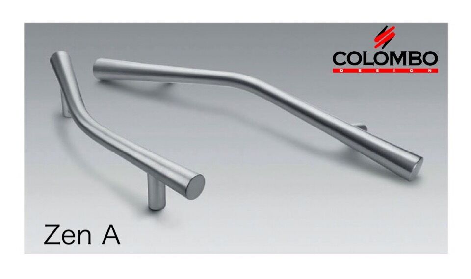 MANIGLIONE COLOMBO ZEN CB46A L.mm.496 OTTONE LUCIDO HPS (PVD) Interasse mm.300