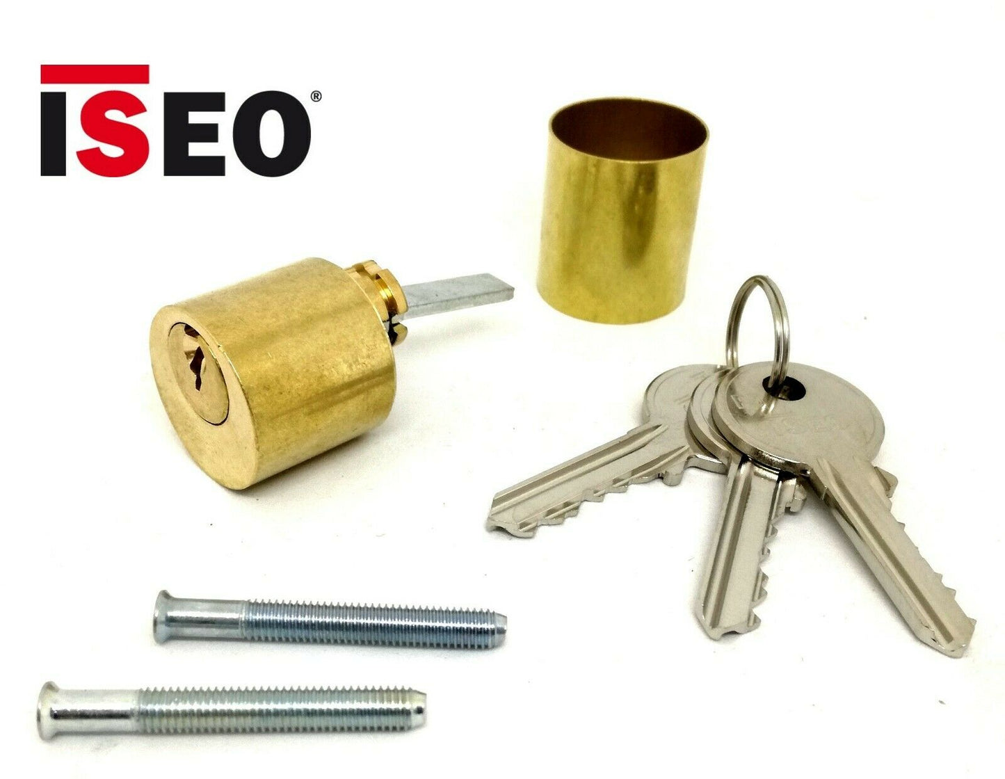 CILINDRO ISEO TIPO FISSO 852507 CON CANOTTO PER SERRATURE PORTE ESTERNO