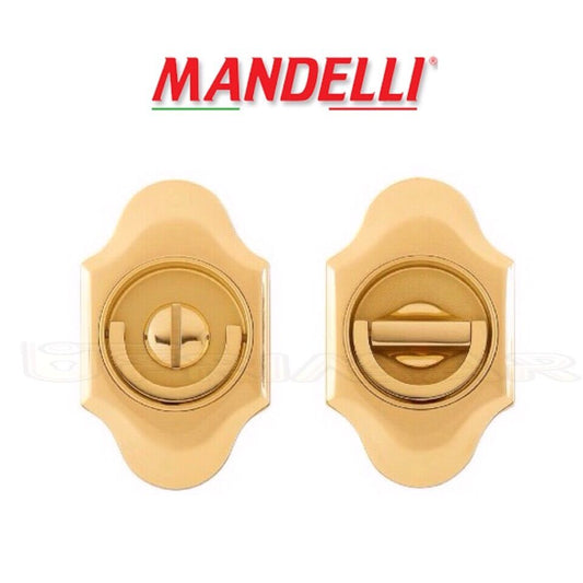 MANIGLIE INCASSO PORTE SCORREVOLI LIBRO MANDELLI CLIP 1018TLN ORO CON CHIUSURA