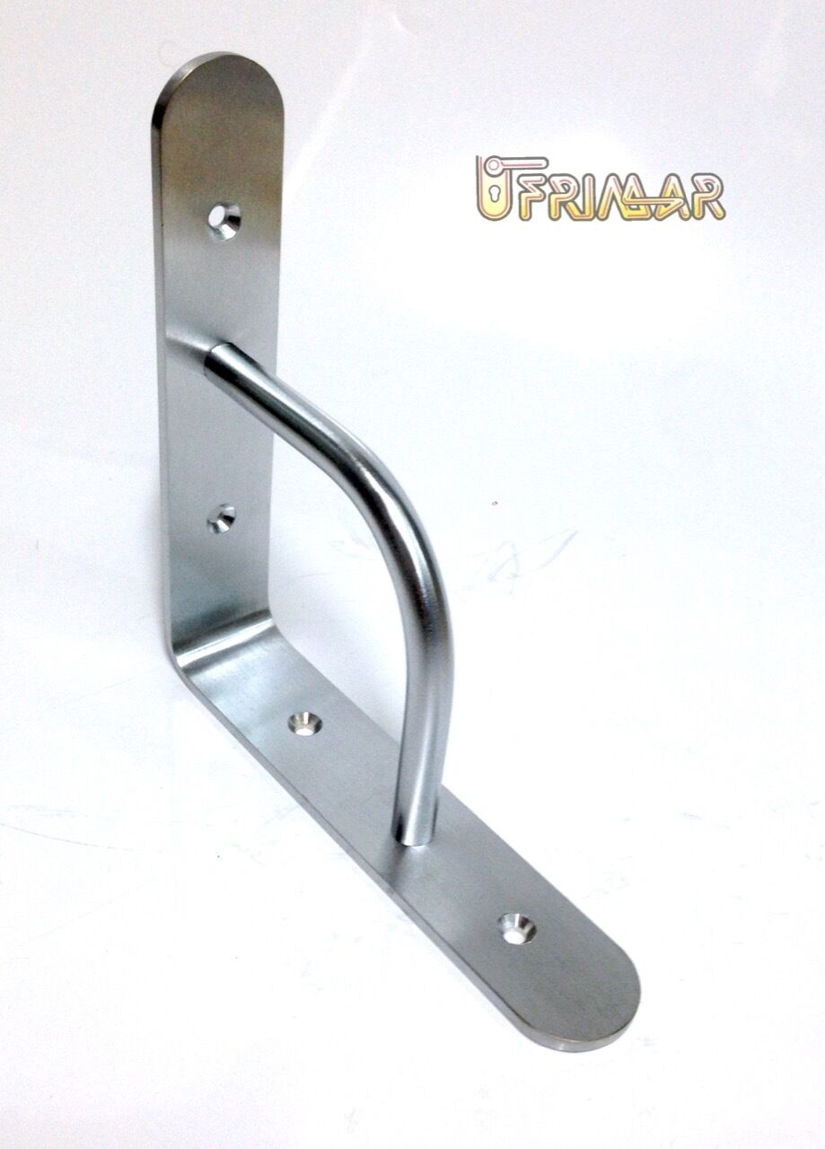 REGGIMENSOLA REGGI MENSOLE mm.150x150 IN OTTONE PESANTE CROMATO SATINATO