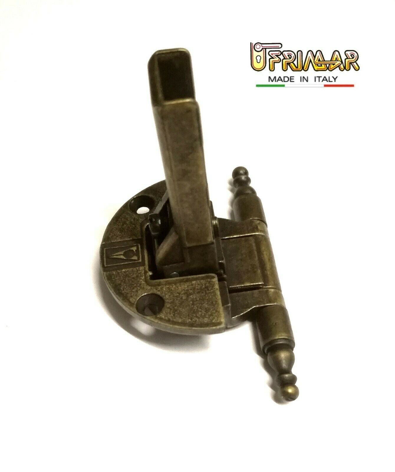 CERNIERA ANSELMI 249 PER ANTE CON BATTUTA FORO mm.35 BRONZATA CERNIERA IN STILE