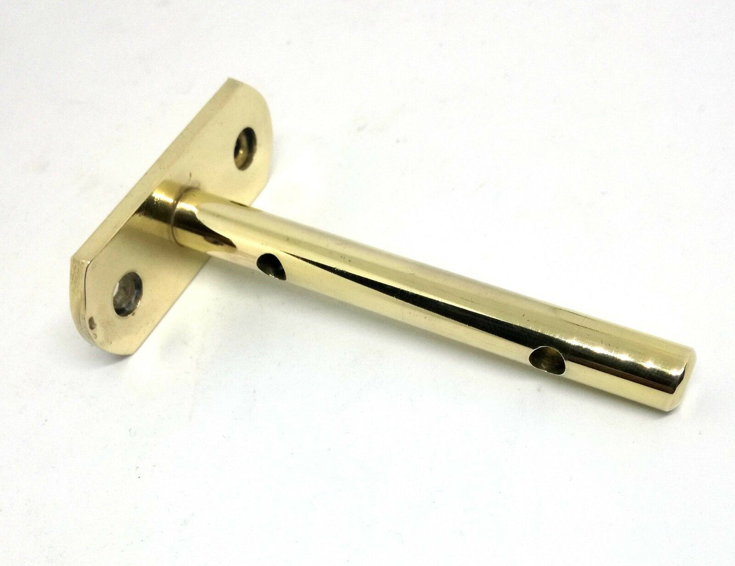 REGGIMENSOLA REGGI MENSOLE IN OTTONE PIENO mm.100 per ripiani in vetro e legno