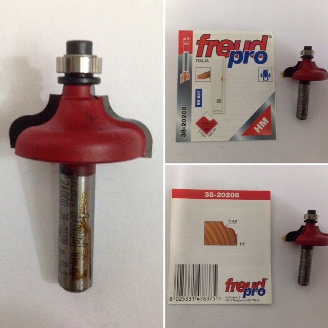 FRESA FREUD PRO HM 38-20208 PER INTAGLI OGEE FILLET CON CUSCINETTO