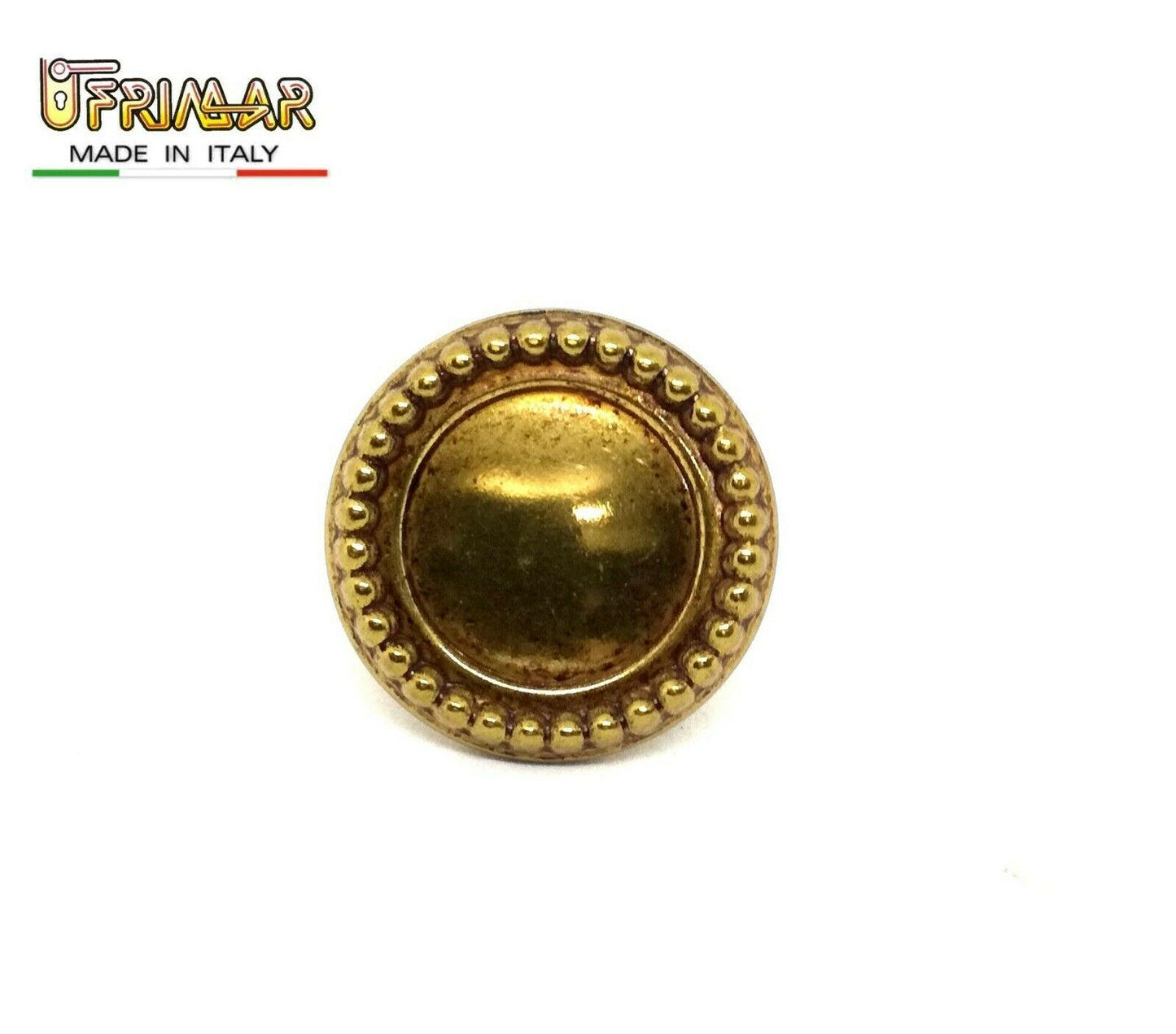 POMOLO PER MOBILI E ANTE ORO FRANCESE STILE CLASSICO D.mm.25 GIUSTI FIL. 4MA