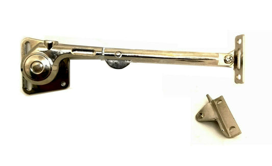 VASISTAS BRACCETTO PER RIBALTE IDRAULICO FORZA REGOLABILE LATO SINISTRO CROMO