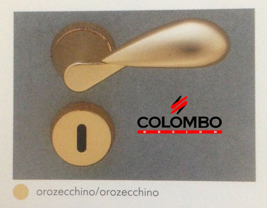 MANIGLIA PER PORTA COLOMBO DESIGN TACTA CB11R ORO ZECCHINO design CARLO BARTOLI